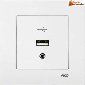 Viko Lin/Rol Beyaz Usb Konnektör (Çerçeve Hariç) 90440026